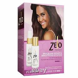 ZELO Smoothing Brazilian Keratin Hair Treatment Kit With Muru-Muru, Cupuacu, and