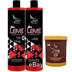 Zap Me Leva Progressive Brush Brazilian Keratin Blowout 2x1L + Ztox Mask 950g