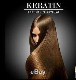 100% Authentique Lissage Brésilien Cheveux Collagène Traitement Krystal Jusqu'à 8 Mois