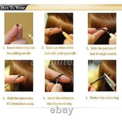 16-24 STICK I TIP Pré-bonded Extensions de cheveux humains vierges brésiliens Remy à 100%