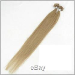 1 Gramme Extension Naturelle De Cheveux Humains Longue Pré Collée Colle Kératine Pointe De Remy U