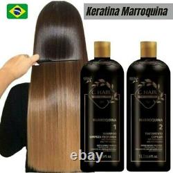 2 Pcs Marroquina Keratin Traitement De Lisseur De Cheveux Smoothing Brésilien Blowout