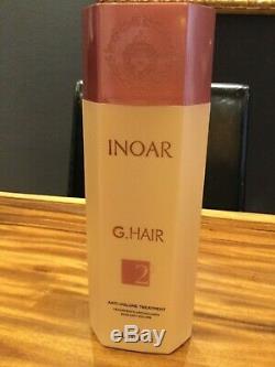 2 X Inoar G-hair Kératine Brésilienne Keratinbehandlung, Haarstraightener Neu