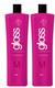2x Fox Gloss &ndash; Lissage Progressif &ndash; &Eacute;tape 2 &ndash; Traitement Br&eacute;silien &agrave; La K&eacute;ratine &ndash; 1 L