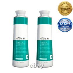 2x Laissez-moi être ProSalon Lissage Protéiné 35 oz Traitement à la kératine Brazilian Blowout
