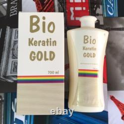 2x Lissage brésilien Bio Keratin Gold 700 ml, accessoires pour cheveux, barbier