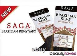 (30cm, Ot530) Saga Brésilienne Kératine Remy Human Hair Weave Remy Yaky 30cm