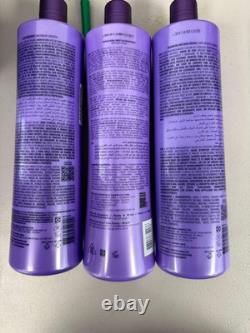 - (3X1 litre) Système lissant pour cheveux à la kératine brésilienne Plastica Dos Fios, anti R