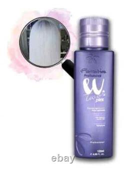 4x Brosse Progressive Brésilienne Floractive W Two Plex Blond 120 ml 4,05 fl oz