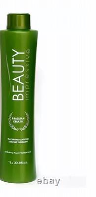 5x Beauté Impressionnant Traitement Brésilien à la Kératine Anti-Frisottis Étape 2 1L