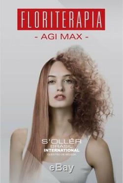 Agi Max - Kit De Lissage Des Cheveux À La Kératine Brésilienne - 1 Lt - 3 Étapes X 1000 ML - En Solde
