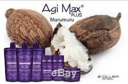 Agi Max Plus Huile De Murumuru Brésilienne - Kit De Lissage Des Cheveux, 3 Étapes / 500 ML
