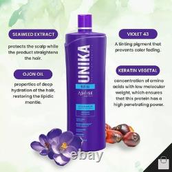 Agilise Unika Blue Traitement de Kératine Brésilienne Progressif, Scellant 1L/34 Oz
