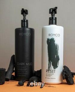 Balsams de boue foncée Royco Professionnel à la kératine brésilienne lissage 1 litre