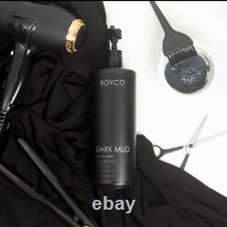 Balsams de boue foncée Royco Professionnel à la kératine brésilienne lissage 1 litre