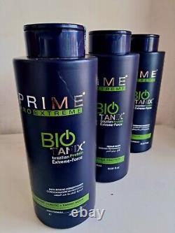 Bio Tanix Prime Pro Extrême / Kit Professionnel de Kératine Brésilienne Sem Formol 3x1L