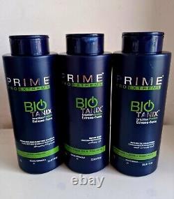 Bio Tanix Prime Pro Extrême / Kit Professionnel de Kératine Brésilienne Sem Formol 3x1L