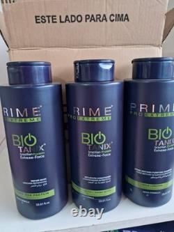 Bio Tanix Prime Pro Extreme / Kit professionnel de traitement à la kératine brésilienne 3x1L