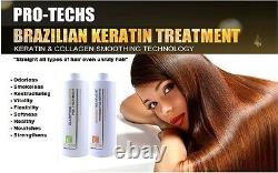 Brésilien Keratin 0%formaldehyde Liquide -la- Pour Tous Les Types De Cheveux. 33,8 Oz/1 000 ML