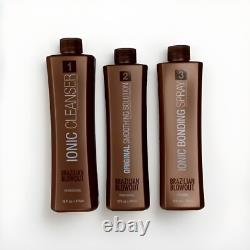 Brésilien Lissage Étape 1 - 16 oz. Étape 2 - 12 oz, Étape 3 - 12 oz