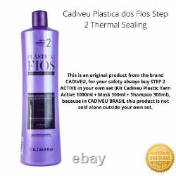 Cadiveu Plastica Dos Fios Straightener Brazilian Keratin Treatment 33oz+2 (10oz)