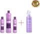Cadiveu Plastica Des Cheveux 3 &eacute;tapes K&eacute;ratine Br&eacute;silienne + Cadiveu Lisse Magique 215 Ml