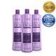 Cadiveu Plastica Des Fils Kit Professionnel De K&eacute;ratine Br&eacute;silienne 3x1l 33,8 Oz Chacun