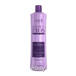Cadiveu Plastica des Fils Kit Professionnel de Kératine Brésilienne 3x1L 33,8 oz chacun