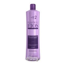 Cadiveu Plastica des Fils Kit Professionnel de Kératine Brésilienne 3x1L 33,8 oz chacun