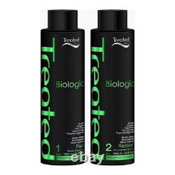 Cheveux traités biologiquement, 2x1L de lissage à la kératine brésilienne organique
