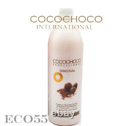 Cocochoco 2 Packs Traitement Original De Lissage Des Cheveux Kératine Brésilien 1000ml