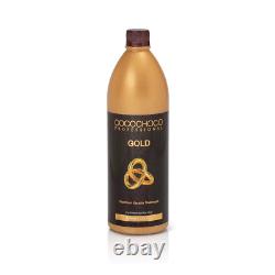 Cocochoco Pro Gold Kératin Brésilien Traitement De Salon Droit 1000ml 1l