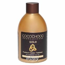 Cocochoco Pro Gold + Original + Pure Traitement Capillaire Kératin Brésilien 3x250ml