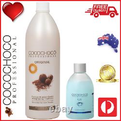 Cocochoco Pro Original 1000ml + Pure 250ml Brésilien Keratin Salon Traitement