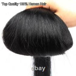Destaques 200PCS ÉPAIS 100% Remy Extensions de cheveux humains à boucle micro de bague nano