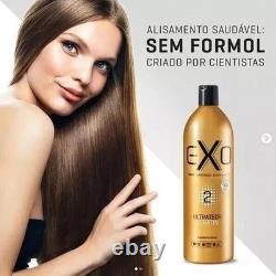Exo Hair Professional Ultratech Kératine Brésilienne Exoplastie 2 x 1 L / 33,8 fl oz