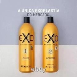 Exo Hair Professional Ultratech Kératine Brésilienne Exoplastie 2 x 1 L / 33,8 fl oz
