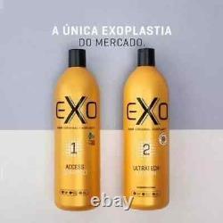 Exo Hair Professionnel Ultratech Kératine Brésilienne Exoplastie 2x1L/33,8 fl. oz