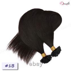 Extensions de Cheveux Humains 100% Réels en Keratine Pré-Fixées AAA Fusion U Tip Russe
