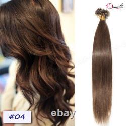 Extensions de Cheveux Humains 100% Remy en Fusion de Kératine Pré-Collée U Tip Blonde