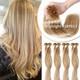 Extensions De Cheveux Humains 100% Remy En U-tip à Kératine Épaisse Pré-encollées Fusion