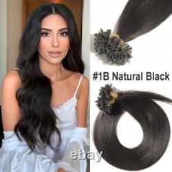 Extensions de Cheveux Humains Remy 300S en Kératine U-Tip Pré-Agglutinées Fusion Blonde 150G