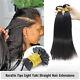 Extensions De Cheveux Humains Yaki Lisse à Pointe Plate Fusion De Kératine K Tip Yaki Légère
