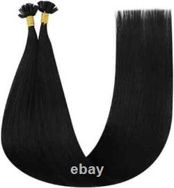 Extensions de cheveux K Tip Keratin Stick vierge humain pré-lié 100 mèches 1g/mèche
