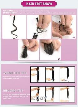 Extensions de cheveux K Tip Keratin Stick vierge humain pré-lié 100 mèches 1g/mèche