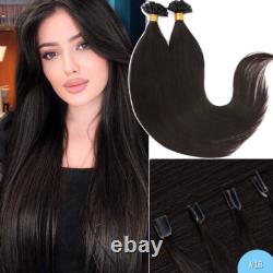 Extensions de cheveux humains 100 % Remy pré-collées en forme de U avec fusion kératine épaisses 150G