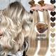 Extensions De Cheveux Humains 100 % Remy Pr&eacute;-li&eacute;es &agrave; La K&eacute;ratine I-tip Stick 100/200/300 M&egrave;ches