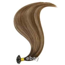 Extensions de cheveux humains Brésiliens en Kératine Remy - Extensions de cheveux en forme de U