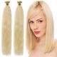Extensions De Cheveux Humains Remy à Fusion De Kératine Pré-collée épaisses En I Tip 100s