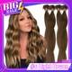 Extensions De Cheveux Humains Remy Authentiques &agrave; La K&eacute;ratine, Pr&eacute;-coll&eacute;es, &agrave; Embout En U, Fusion, 200 Pi&egrave;ces
